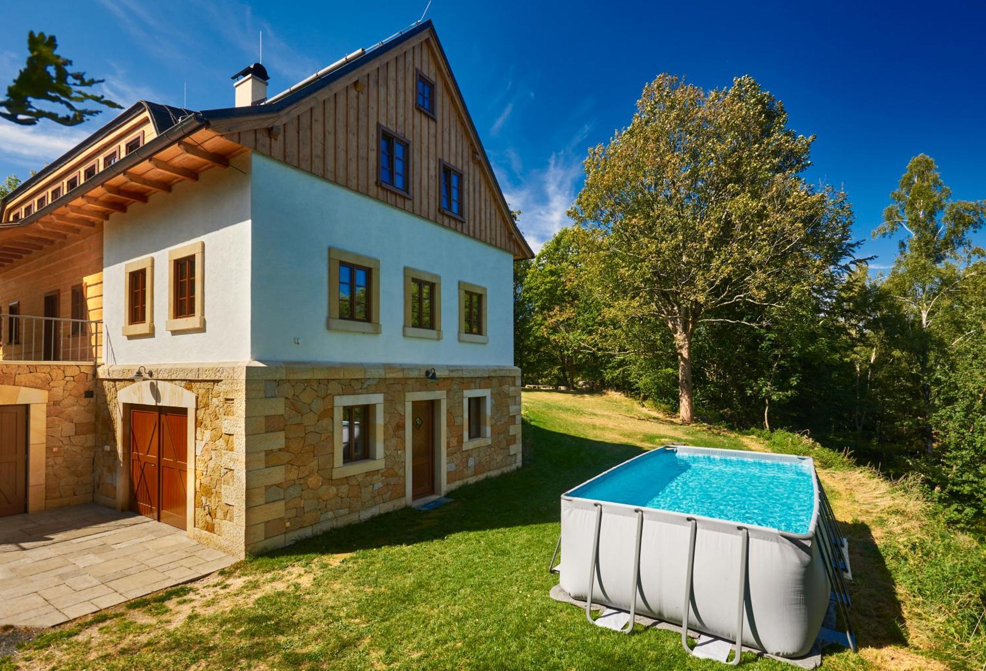 Na Jeleni Stezce Villa Chřibská Eksteriør billede